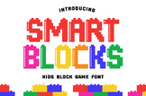 Smart Blocks Font, Display Font, Fun Font For Project, You