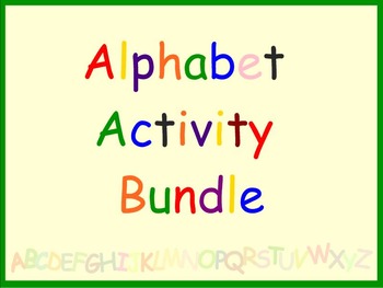Preview of Smart Board Alphabet Activity MEGA Bundle