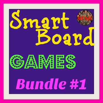 Preview of Music Game Bundle - Rhythm, Treble Clef, Composers, Orchestra - for SMARTBOARD