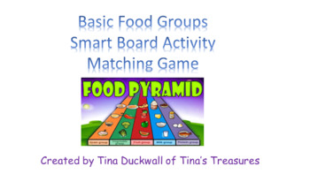 Preview of Smart Board Matching Basic Food Groups Game