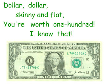 Preview of Smart Board Money Poems Common Core Supplement