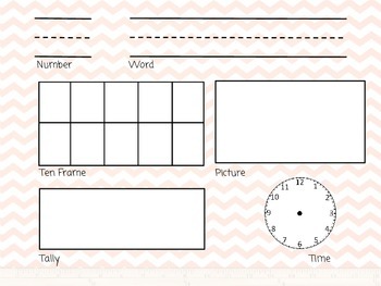 Preview of Smart Board Number Sense (Orange Chevron)