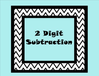 Preview of Smart Board: Two Digit Subtraction Draw to Solve