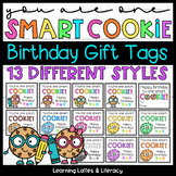 Smart Cookie Birthday Gift Tags Student Birthday Cookie Gi