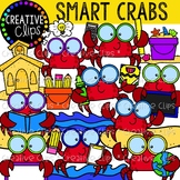 Smart Crab Clipart {Creative Clips Clipart}