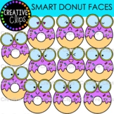 Smart Donut Faces (Donut Clipart)
