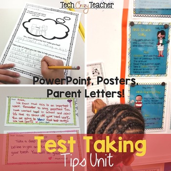 Preview of Test Taking Tips: Complete Standardized & Academic Testing Tips Unit (Editable)