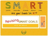 Smart Goals, College and Career Readiness, EDITABLE