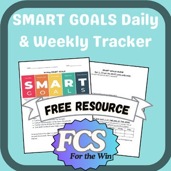 Preview of Smart Goals Activity - Family & Consumer Science