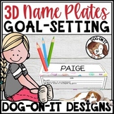 Smart Goal Setting Templates Name Plates Editable and Less