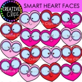Smart Heart Faces {Valentine's Day Clipart}