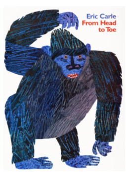 Preview of Smart Notebook Interactive Adapted Book, "FROM HEAD TOE," BY ERIC CARLE