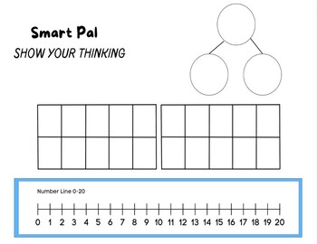 Preview of Math Show Your Thinking Dry Erase Sleeve