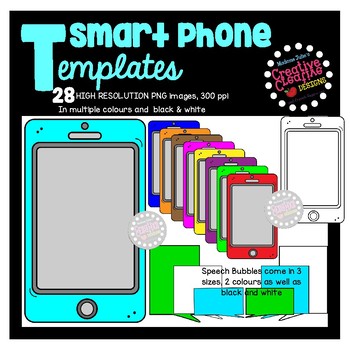 Preview of Smart Phone Cliparts & Templates