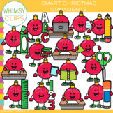 Smart School Christmas Ornaments Clip Art