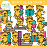 Smart School Leopard Clip Art