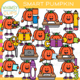 Smart School Fall Pumpkin Clip Art