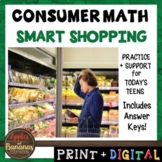 Smart Shopping - Consumer Math Unit (Notes, Practice, Test