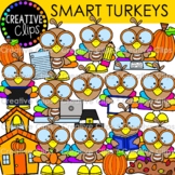Smart Turkey Clipart (Thanksgiving Clipart)