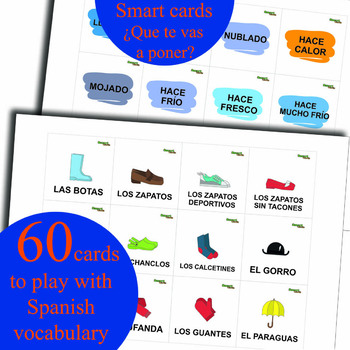 Smart cards in Spanish. Que te vas a poner? by 