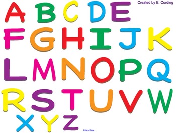 Letters and Songs for Smart Board by Eileen Cording | TPT