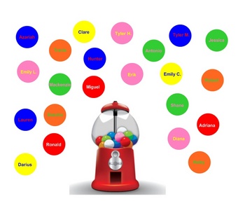 Preview of SmartBoard  Attendance- Gumball Machine