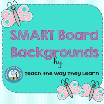 Preview of READY TO USE!  BLANK Smart Board Backgrounds for any subject!