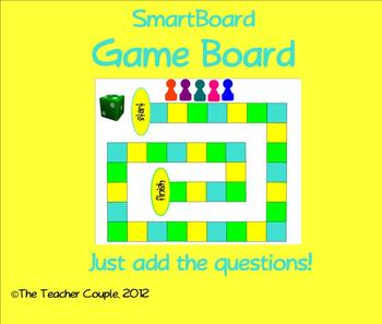 Preview of SmartBoard Game Board Template