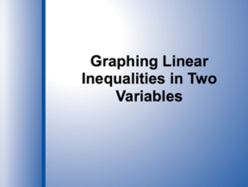 Preview of SmartBoard Lesson on Graphing Linear Inequalities