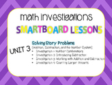 SmartBoard Lessons Unit 3 Math Investigations