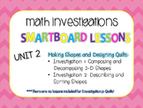 SmartBoard Lessons for Unit 2 Math Investigations