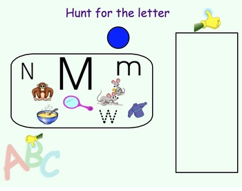 Preview of SmartBoard Letter Identification and Sound Sorting Lesson