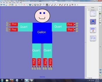 Preview of SmartBoard lesson on Capacity (U.S.)