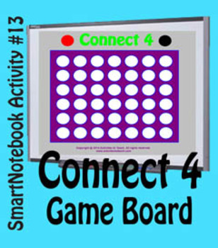 Preview of SmartNotebook Connect 4 Game - Basic