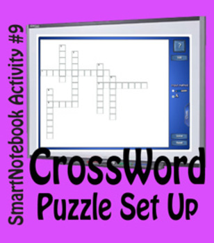 Preview of SmartNotebook Crossword Template