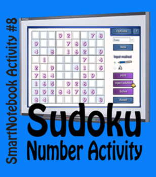 Preview of SmartNotebook Sudoku Template