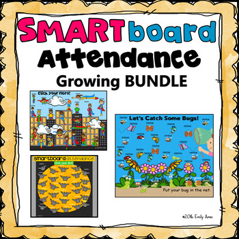 Preview of Smartboard Attendance Bundle (Smart Board)