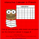 Smartboard Calendar in French