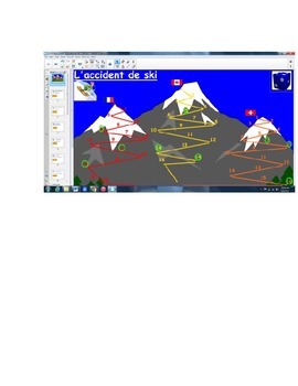 Preview of Smartboard DIRECT & INDIRECT Objects ski game