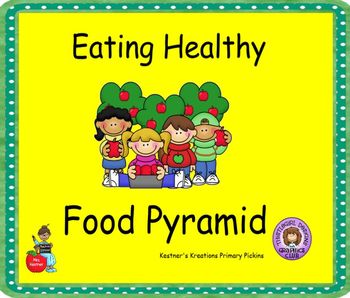 Preview of Smartboard Food Pyramid Healthy Eating