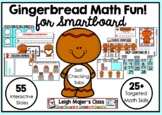 Smartboard Gingerbread Math Winter & Christmas Holiday Fun!