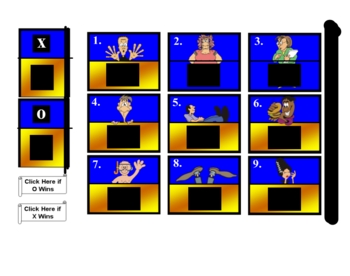 Preview of Smartboard Hollywood Squares for Ancient Egypt