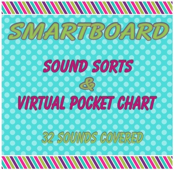Preview of Smartboard Interactive Word Sorts & "Pocket Chart"