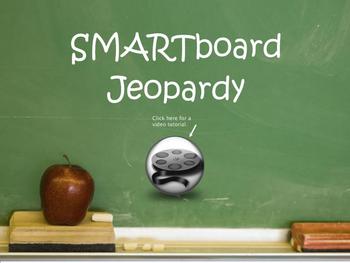 Preview of Smartboard Jeopardy Template