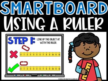 Preview of Smartboard Lesson Measurement - Using a Ruler (Inches)