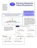 Smartboard Lesson Solving Absolute Value Equations