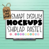 Smartboard Mockups Interactive White Board Clipart | Pastels