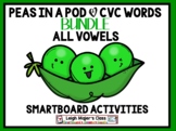 Smartboard - Peas In A Pod - CVC Words - ALL Vowels