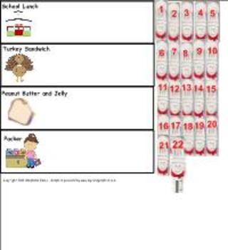 Preview of Smartboard School Lunch Count