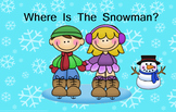 Smartboard Snowman Positional Words